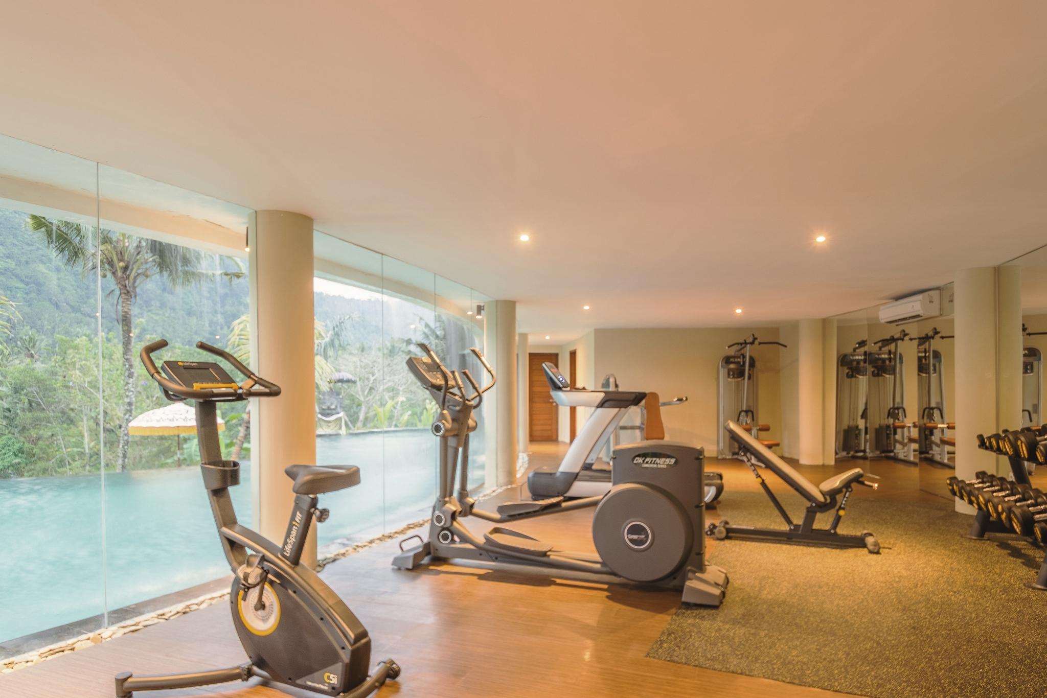 Wapa Di Ume Sidemen Ξενοδοχείο Εξωτερικό φωτογραφία The gym at the resort